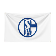 (120 x 180cm, F) 3x5 Fc Schalke 04 Flag Polyester Printed Racing Sport Banner For Decor