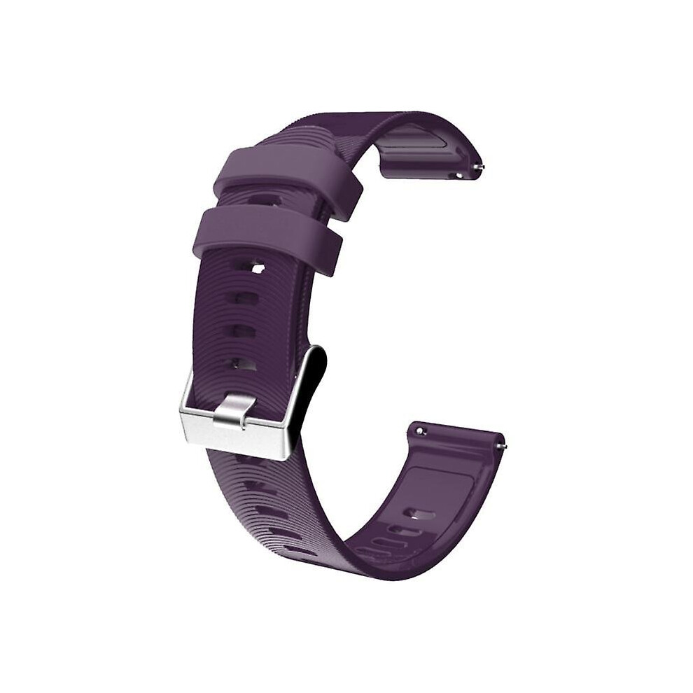 (Dark ) For Garmin Forerunner 245 Strap Replacement Bracelet For Garmin Forerunner 245 Print Silicone Purple 9353840059594