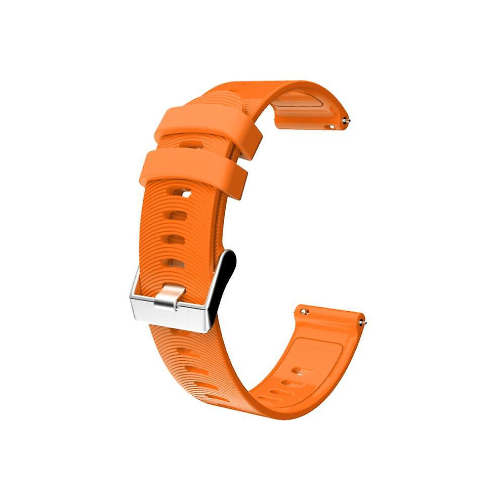 (Orange) For Garmin Forerunner 245 Strap Replacement Bracelet For Garmin Forerunner 245 Print Silicone Orange 9353840059600