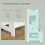 Homcom HOMCOM 2 in 1 Kids Kitchen Step Stool Helper with Safety Rail, White 4