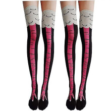 (2 Pairs Chicken Feet Socks Novelty Funny Crazy Chicken Legs Socks Turkey Socks Funny Gifts For Party) 2 Pairs Chicken Feet Socks Novelty Funny Crazy Chicken Legs Socks Turkey Socks Funny Gifts For Party