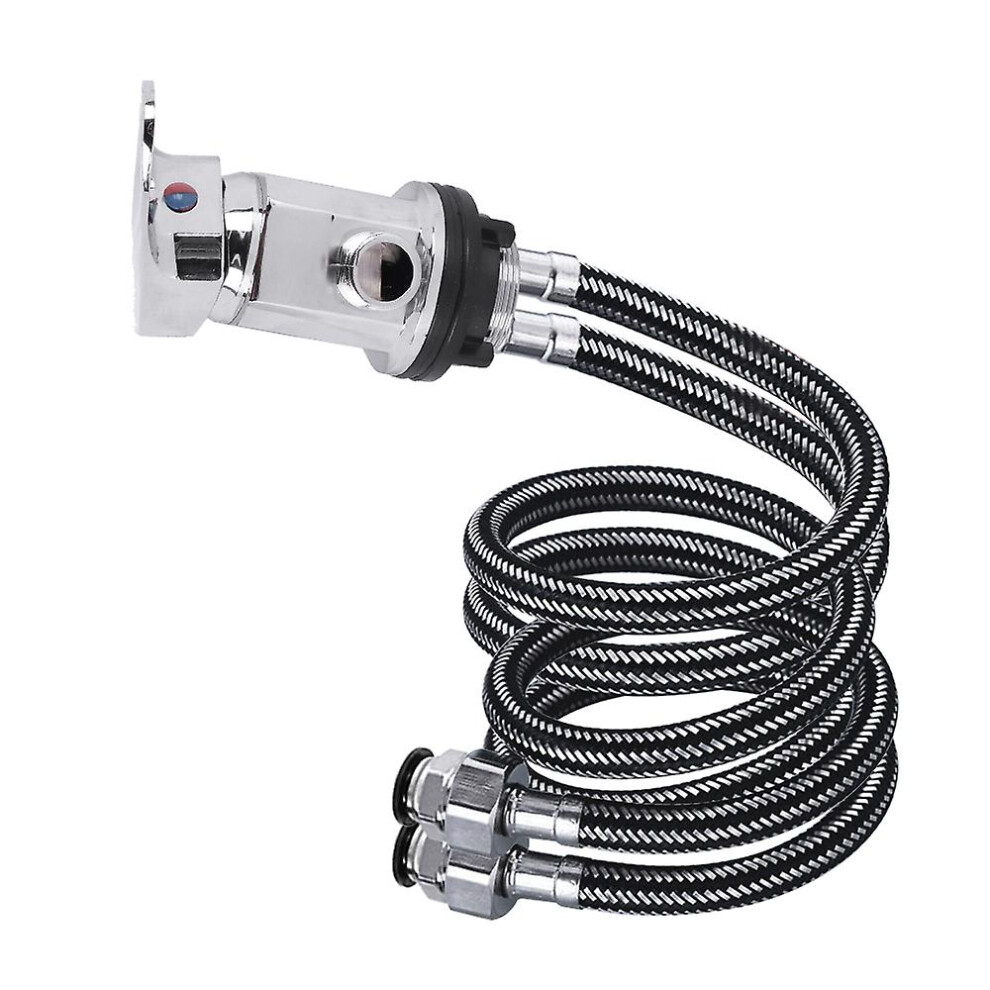 Chrome Caravan Motorhome Campervan Shower Mixer Tap Outlet 1/2 With 1500Mm Push Fit For Tails 6956162997365