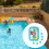 Inflatable Throwing Ball Games Portable Pool Fun for Kids 4