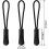 Zipper Pull Tab Replacement Metal Zipper Extender Handle Fixer 10 Pcs 4