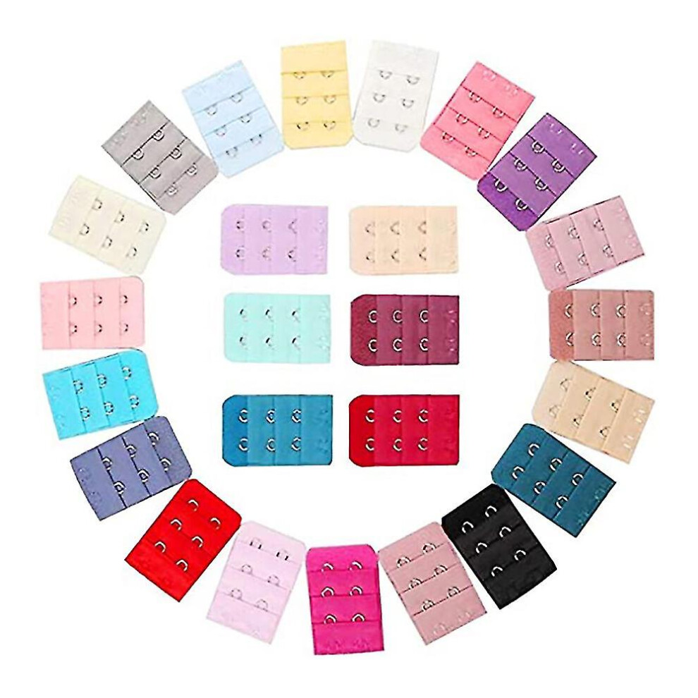 Assorted Colours Bra Extender Strap 25 Pcs