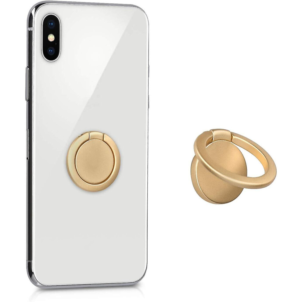 Mobile Phone Ring - Metal Phone Ring With 360Â° Rotation And Stand Function - Self-Adhesive Finger Ho 9353840080185