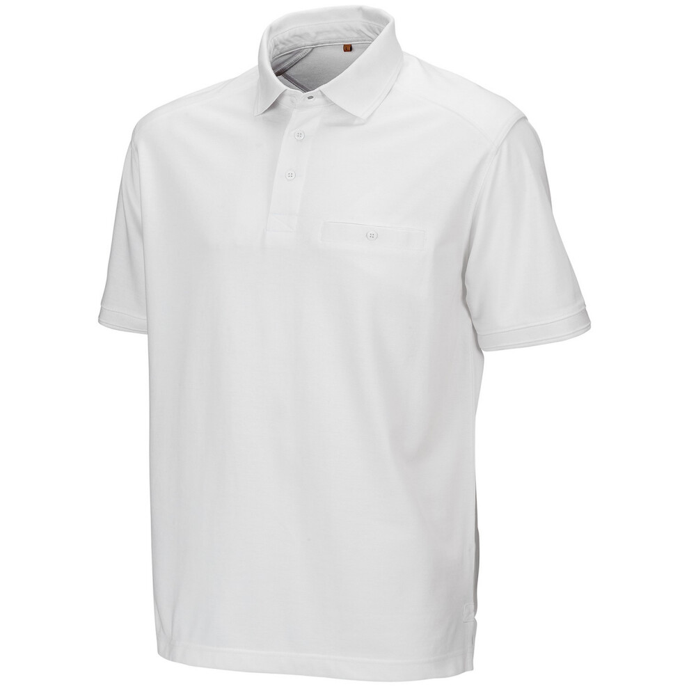 (3XL, White) WORK-GUARD by Result Mens Apex Pique Polo Shirt