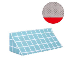 (Sky Blue, 60*25*20cm) Foam Wedge Pillow For Sleeping, Incline Bed Wedges And Body Positioners