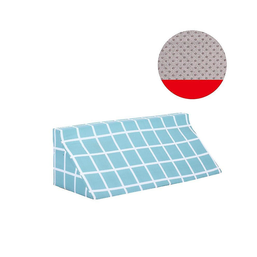 Sky Blue (, 50*25*15Cm) Foam Wedge Pillow For Sleeping, Incline Bed Wedges And Body Positioners