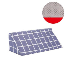 (Grey Blue, 60*25*20cm) Foam Wedge Pillow For Sleeping, Incline Bed Wedges And Body Positioners