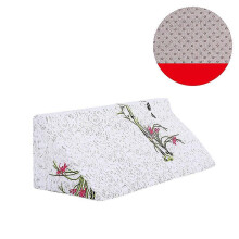 (White, 50*25*15cm) Foam Wedge Pillow For Sleeping, Incline Bed Wedges And Body Positioners
