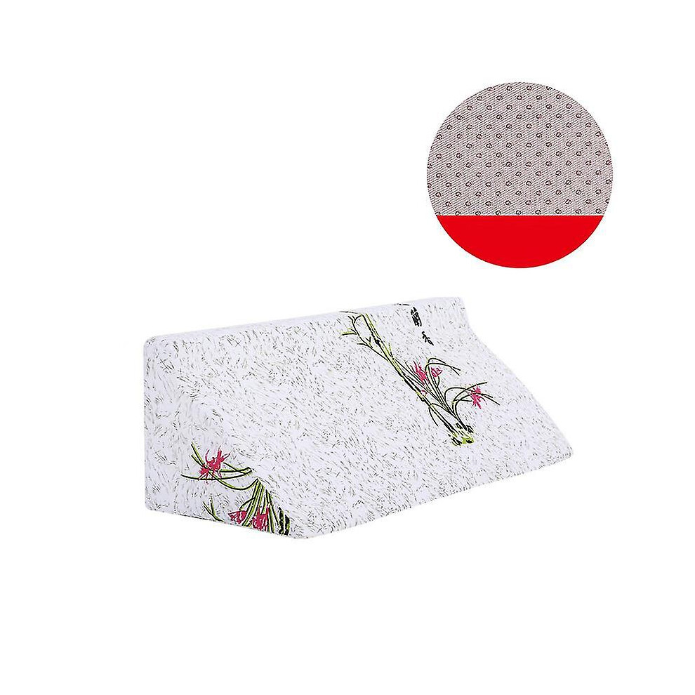 White (, 50*25*15Cm) Foam Wedge Pillow For Sleeping, Incline Bed Wedges And Body Positioners