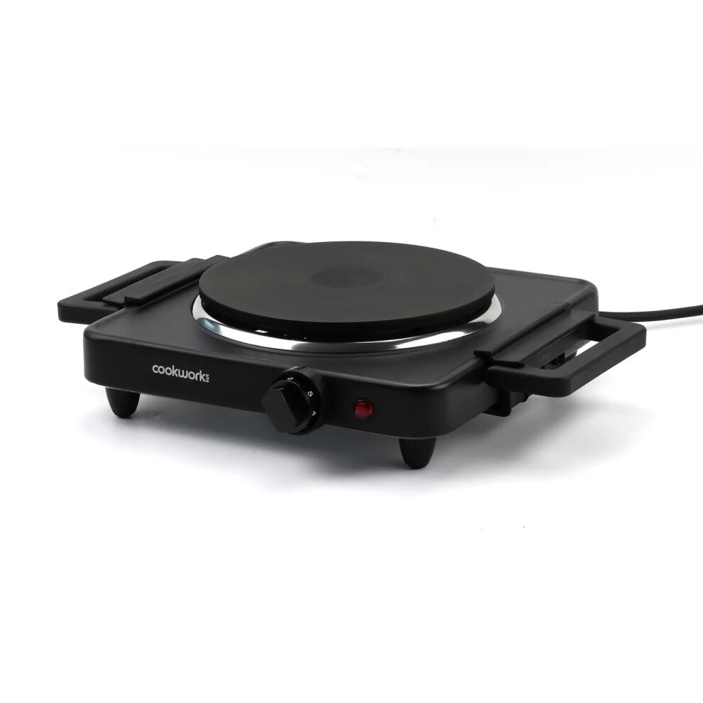 Cookworks 1500W Table Top Single Hotplate Hob