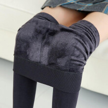 (Grey) Women's Warm Tights Winter Stockings For Pantyhose Plus Size Fleece Hot Thermal Thermo Wrap Black Lined Leggings Thick Cashmere