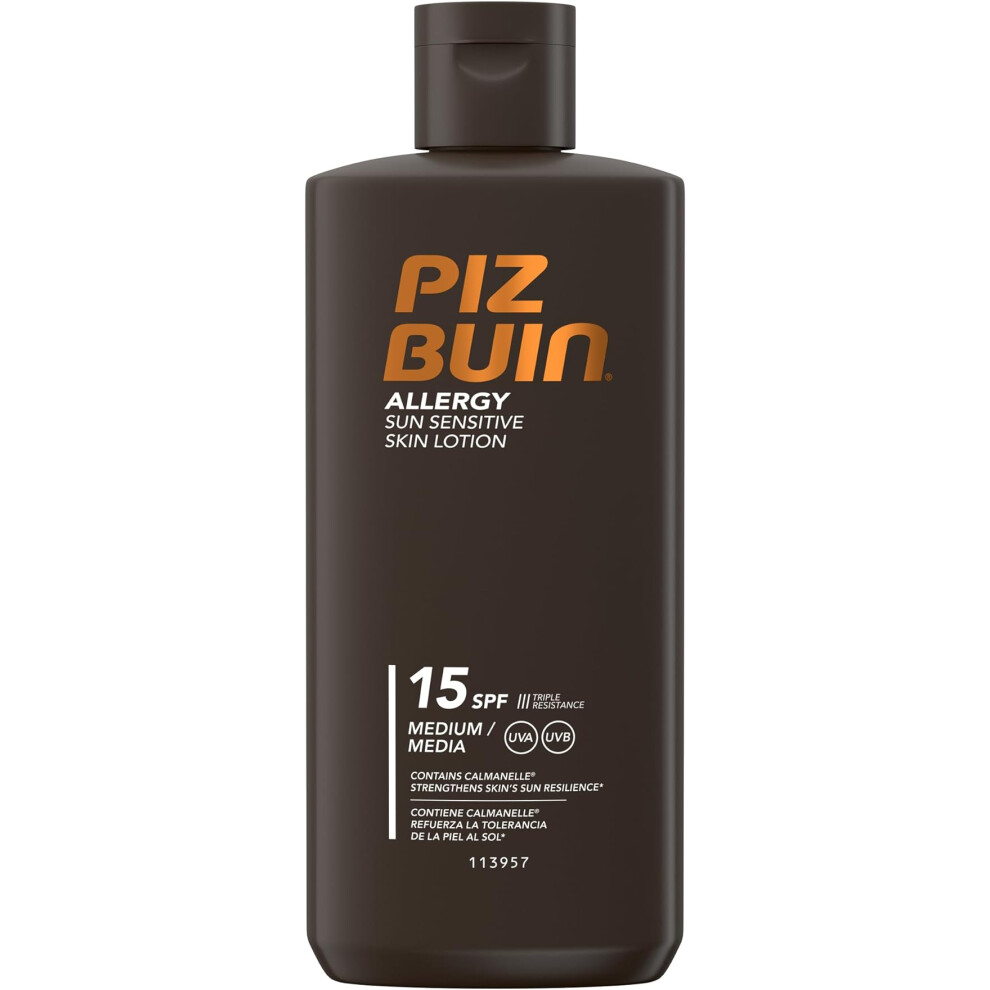 PIZ BUIN Allergy Lotion SPF 15 Medium, 200ml