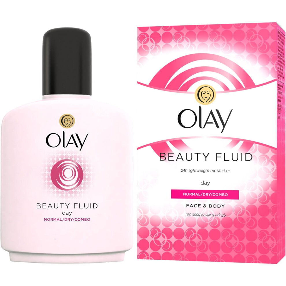 Olay Beauty Fluid Face and Body Moisturiser, 100ml