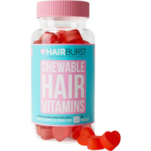 HAIR BURST Biotin Gummies for Hair Growth Hair, Skin & Nails Vitamin Supplement Low Sugar Delicious Reduces Breakage Daily Chewable Vitamins 1 Month