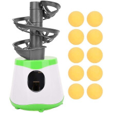 Automatic Ball Machine Table Tennis Exerciser Ping Pong Automatic Serving Pitching Machine With 10 Balls For Sports Training