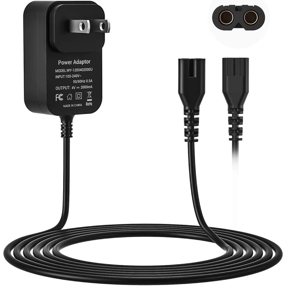 4v2a Wahl Clipper Charger Compatible Wahl Shavers 8148/8164/8591/8504, Compatible With Wahl 1919 100 Years Hair Clipper, Wahl 5-star