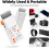 Laptop Screen Keyboard Cleaner Kit, Electronics Cleaning kit Tools 7