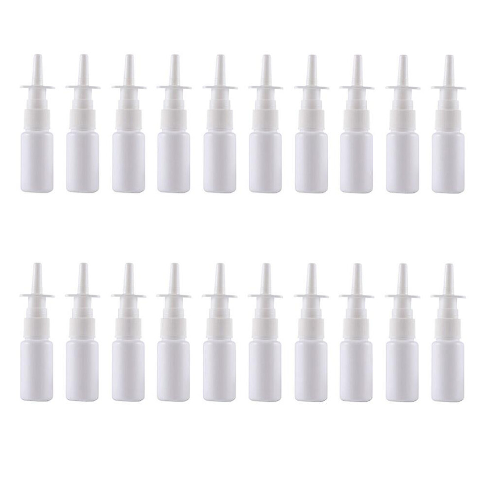 20 Pcs Bottle Sprayer Empty Refillable Spray Bottle Nasal Mist Spray Bottle Nasal Drop Bottle Spray Bottle Nasal