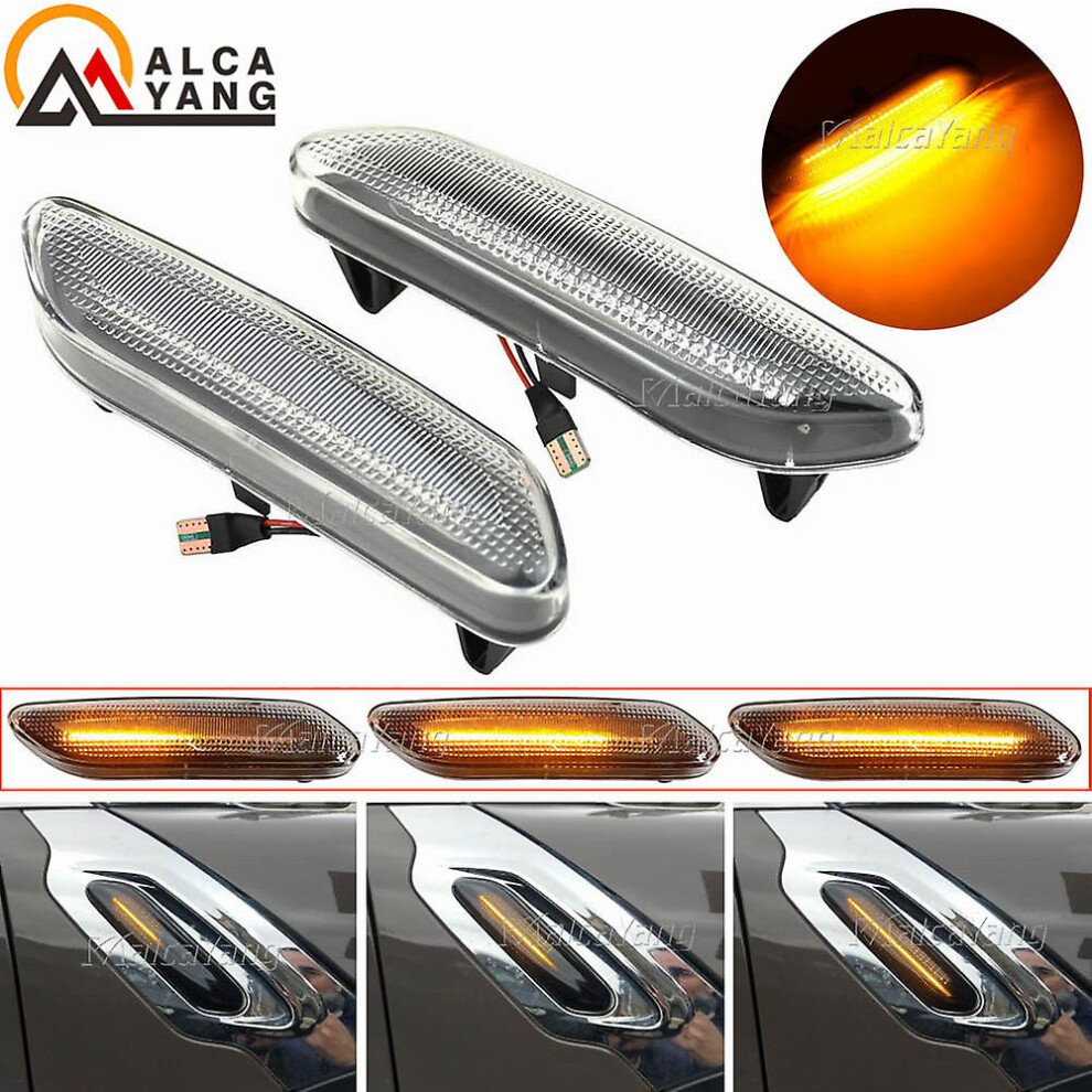 (Crystal Dynamic) Lateral Flashing For Bmw Mini Cooper R60 R61 Countryman Paceman, Dynamic Flashing - Dynamic Cristal Light 9353840101774