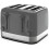 Cookworks Illuminated 4 Slice Toaster - Stone Grey 3
