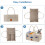 Diaper wet portable storage bag Foldable compartmentalized storage bag 7