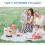 Diaper wet portable storage bag Foldable compartmentalized storage bag 8