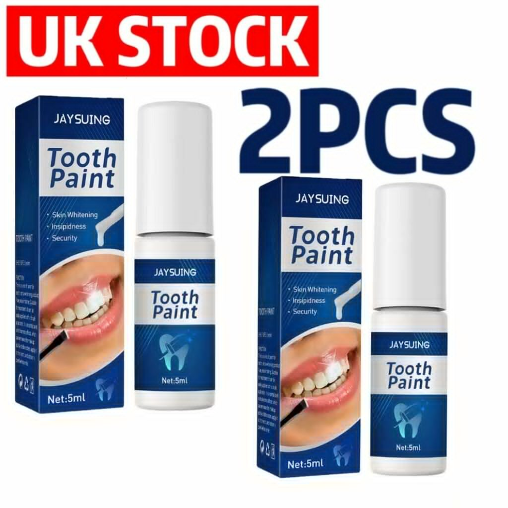 2Pack Teeth Whitening Gel Extra Strong White Tooth Whitener Paint 5ml