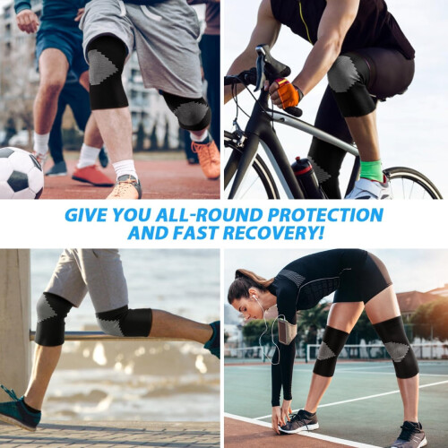 Genouillère 2 Pack - Manchons de compression pour l'arthrite 1