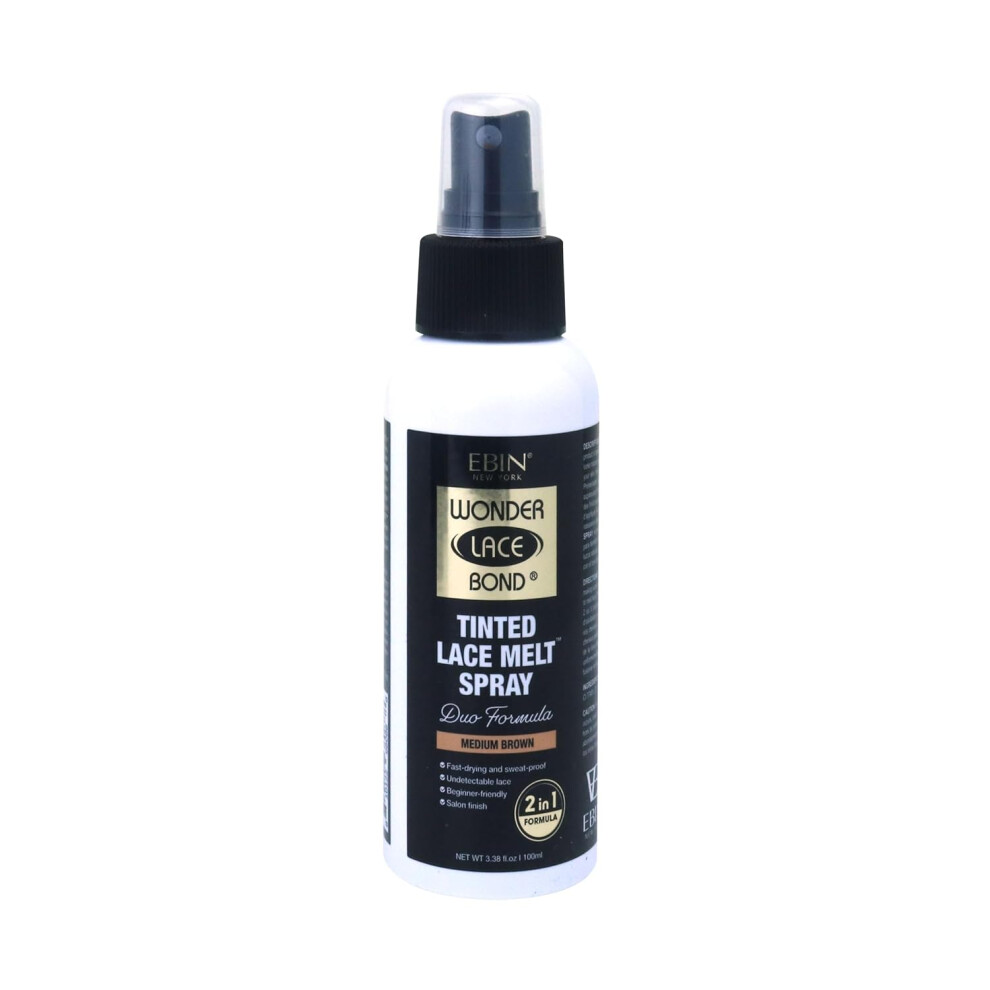 Tinted Lace Melt Pump Spray - Medium Brown 3.38oz