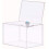 Acrylic Donation Box With Locked - Large Display Area 4