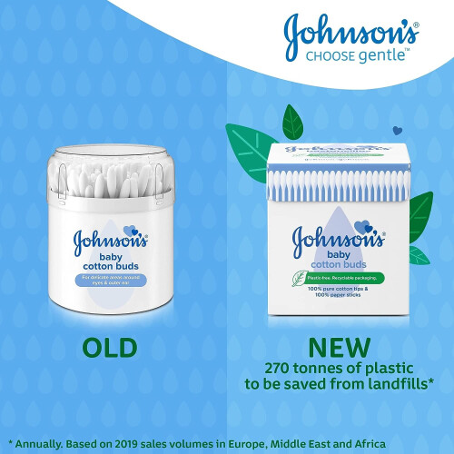 Johnson's Baby Johnson's Baby Cotton Buds, Pack of 200 1