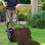 Casart 68 cm Metal Spreader Peat Moss Spreader Mesh Roller W/ U-shaped Handle 8