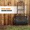 Casart 68 cm Metal Spreader Peat Moss Spreader Mesh Roller W/ U-shaped Handle 5