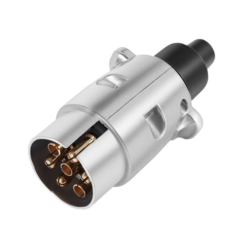 7-Pin Trailer Plug Heavy Duty Round Pin 7-Pole Wiring Connector 12V