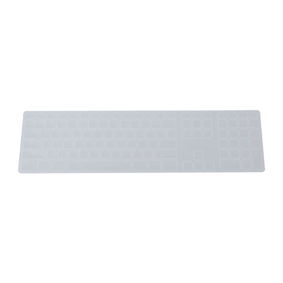 Silicone Thin Keyboard Skin Cover Protector With Numeric Keypad For Transparent 4851062771362
