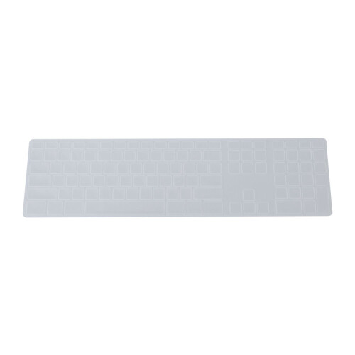Silicone Thin Keyboard Skin Cover Protector With Numeric Keypad For Transparent 1