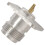 N type female jack RF coax connector 4-hole panel mount with solder cup,silver 4