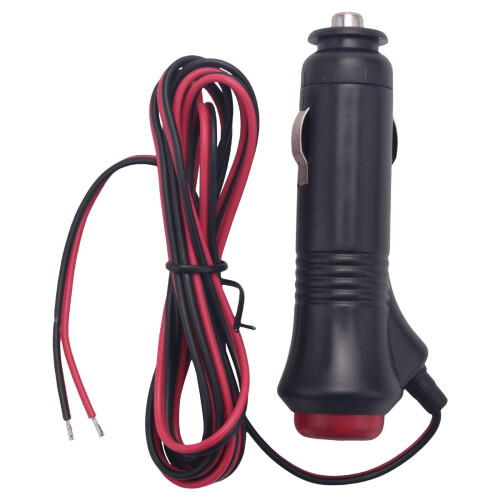 12V 24V Male Car Lighter Power Socket Plug Connector On Off Switch 1