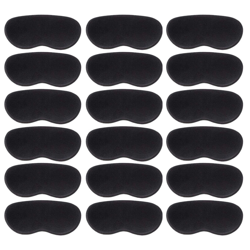 Jojomino Black Heel Grips For Men And Women, Self-Adhesive Heel Cushion Inserts Prevent Heel Slipping, Rubbing, Blisters, Foot Pain, And Improve Shoe Fit (Black)