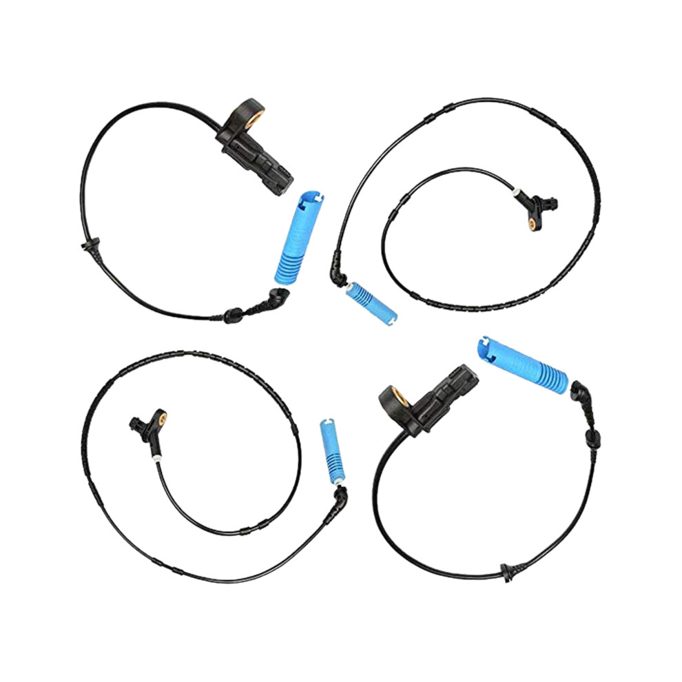 Jojomino 4Pcs Front+Rear Car Wheel Speed Sensor For E46 316 318 320 330 Z4 E85 E86 34526752681 34526752682 34526752683