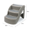 KCT KCT Folding Portable Pet Steps - Grey 4