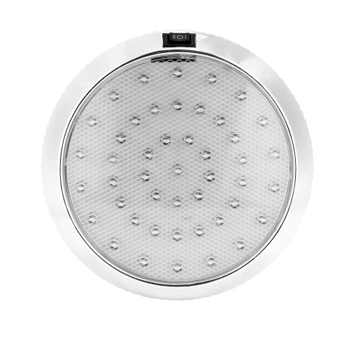 12V Car Round Ceiling Dome Roof Interior Light Boat Rv Surface Ceiling Light 1