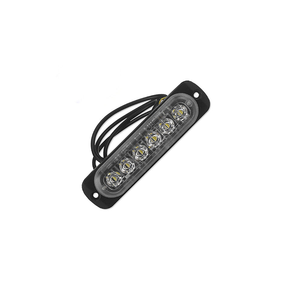 12V-24V 6Led Flash Emergency Car Vehicle Warning Strobe Flashing Light/Blue 4851062778705