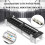 Network Tool Kit 12 Port CAT6 Patch Panel RJ45 Networking Wall Mount Rack with Surface Wall Mount Bracket 4