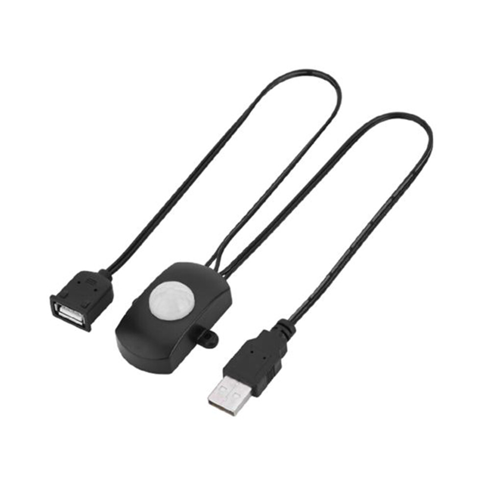 5A Dc5-24V Mini Usb Pir Infrared Motion Sensor Detector Automatic Switch For Led Light Strip Intelligent Sensing(Black) 4851062782580