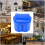 Dark Blue Denture Case, Denture Cup with Strainer, Denture Bath Box False Teeth Storage Box with Basket Net Container Holder for Travel 9