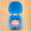 Blue Denture Case, Denture Cup with Strainer, Denture Bath Box False Teeth Storage Box with Basket Net Container Holder for Travel 6